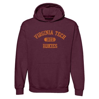 Virginia Tech Athletic Arch Hoodie - Maroon