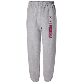 Virginia Tech Hokies Super Block Sweatpants - Sport Grey