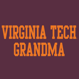 Virginia Tech Basic Block Grandma Crewneck Sweatshirt - Maroon