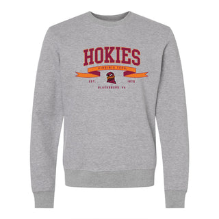 Virginia Tech Ribbon Flight JA BTB Crewneck - Oxford