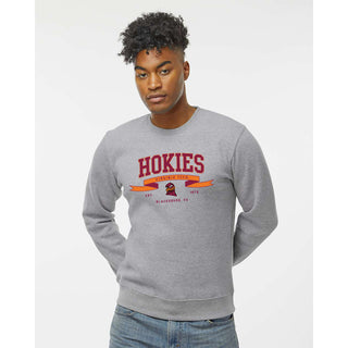 Virginia Tech Ribbon Flight JA BTB Crewneck - Oxford