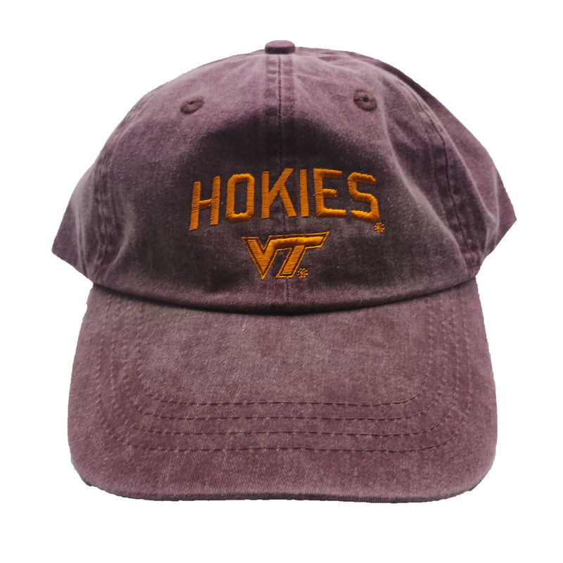 VT Hokies Pigment Dyed Hat - Maroon