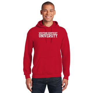 Western Kentucky Hilltoppers Basic Block Hoodie - Red