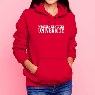 Western Kentucky Hilltoppers Basic Block Hoodie - Red