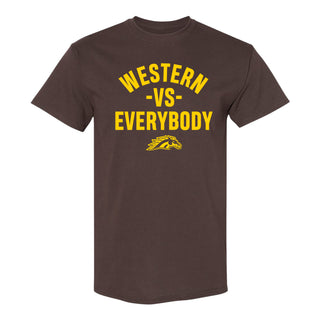 Western Michigan Vs Everybody T-Shirt - Dark Chocolate