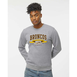Western Michigan Ribbon Flight JA BTB Crewneck - Oxford