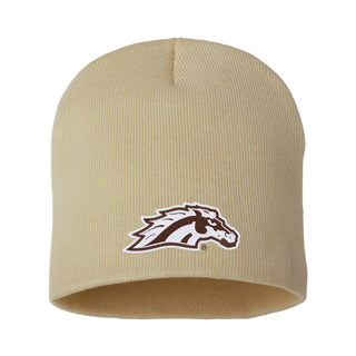 Western Michigan Primary Logo Solid Knit Beanie