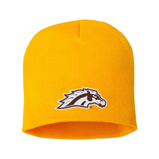 Western Michigan Primary Logo Solid Knit Beanie