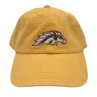 WMU Broncos Pigment-Dyed Cap - Mustard