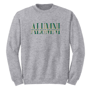 Wayne State Classic Alumni Crewneck - Sport Grey