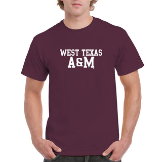 West Texas A&M Buffaloes Basic Block T-Shirt - Maroon