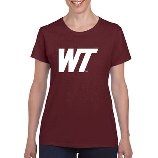 West Texas A&M Buffaloes Primary Logo Women's T-Shirt - Maroon