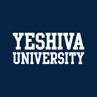 Yeshiva University Basic Block Womens T-Shirt - Navy