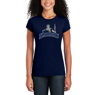 Yeshiva University Arch Logo Womens T-Shirt - Navy