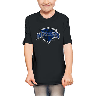 Yeshiva University Primary Logo Youth T-Shirt - Black