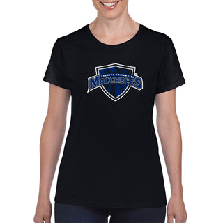Yeshiva University Primary Logo Womens T-Shirt - Black