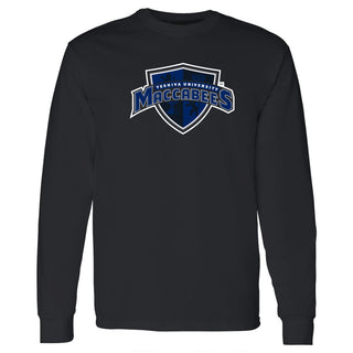 Yeshiva University Primary Logo Long Sleeve - Black