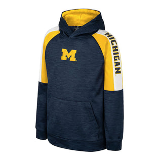 Michigan Colosseum Youth Rylos Pullover Hoodie