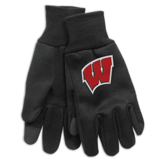 Wisconsin Badgers Technology Gloves 9 oz.