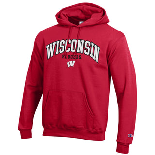 Wisconsin Badgers W Champion PB Hoodie - Scarlet