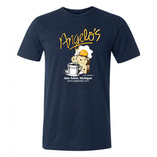 Made in AA - Angelos Triblend T-Shirt - Solid Navy