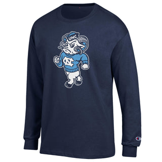 Champion UNC Walking Rameses Long Sleeve - Navy