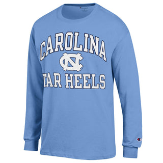 Champion Carolina Arch Over Tar Heels Long Sleeve - Light Blue