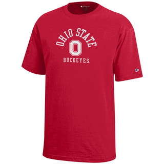 Ohio State O Buckeyes Champion Youth T-Shirt - Scarlet