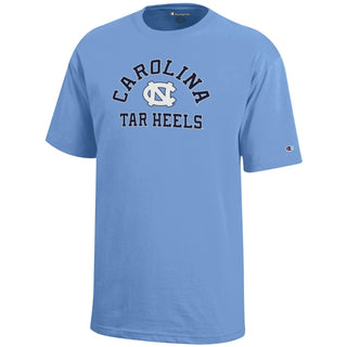 Champion Carolina Logo Tar Heels Youth T-Shirt - Light Blue