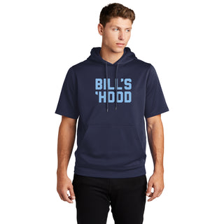 Bill's Hood Short Sleeve Hoodie - Navy