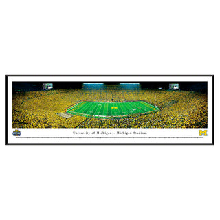 Michigan Wolverines Football - 50 Yard - Night Panorama