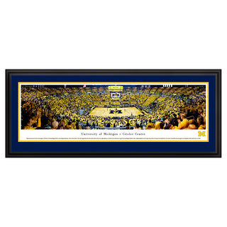 Michigan Wolverines Basketball Panorama