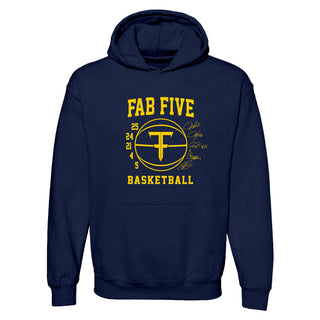 Fab Five Signature Hoodie - Navy