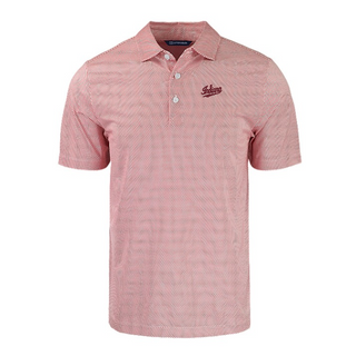 Cutter & Buck Indiana Pike Eco Symmetry Print Recycled Polo - White/Red