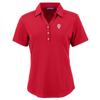 Cutter & Buck Indiana Women's Forge Eco Recycled Short Sleeve Polo - Cardinal Red