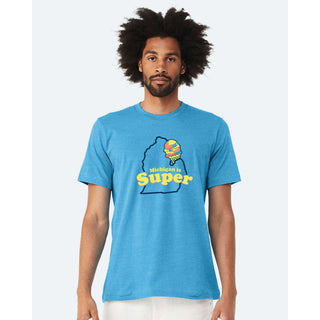 Michigan is Super Ice Cream BC CVC T-Shirt - Heather Aqua