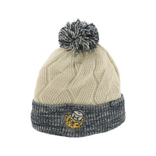 Zephyr Michigan Women's Vault Logo 3D Cuff Pom Knit