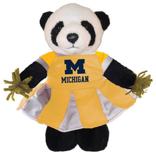 Michigan Cheerleader Plush - Panda