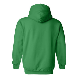 Norfolk State University Spartans Basic Block Heavy Blend Hoodie - Irish Green