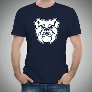 Butler University Bulldog Logo T Shirt Short Sleeve - Navy