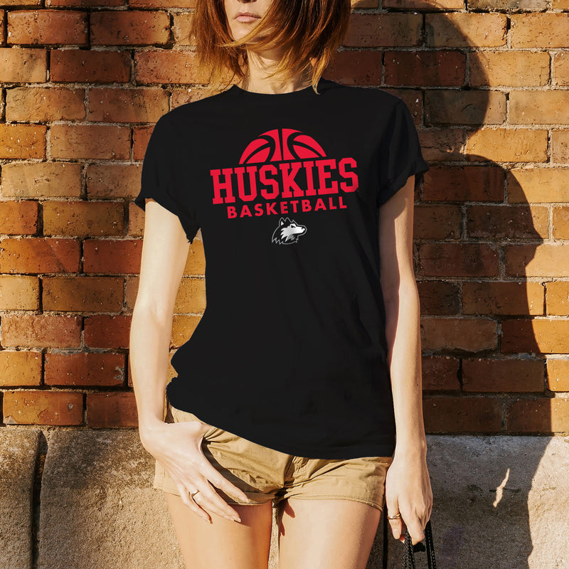 Northern Illinois University Huskies Basketball Hype Short Sleeve T Shirt - Black