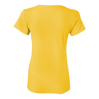 Basic Block University of Michigan Women's Basic Cotton Short Sleeve T Shirt - Daisy