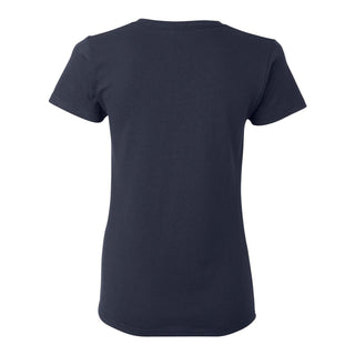Marquette Golden Eagles Basic Block Women's Short Sleeve T Shirt - Navy