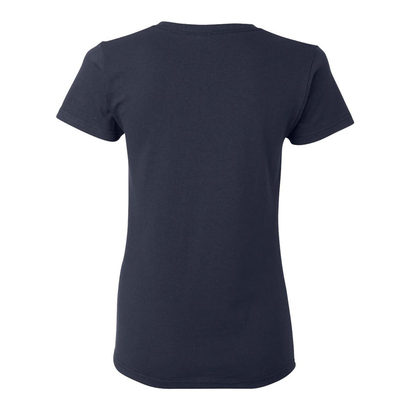 Marquette Golden Eagles Basic Block Womens Short Sleeve T Shirt - Navy