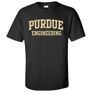 Purdue University Boilermakers Engineering Short Sleeve T Shirt - Black