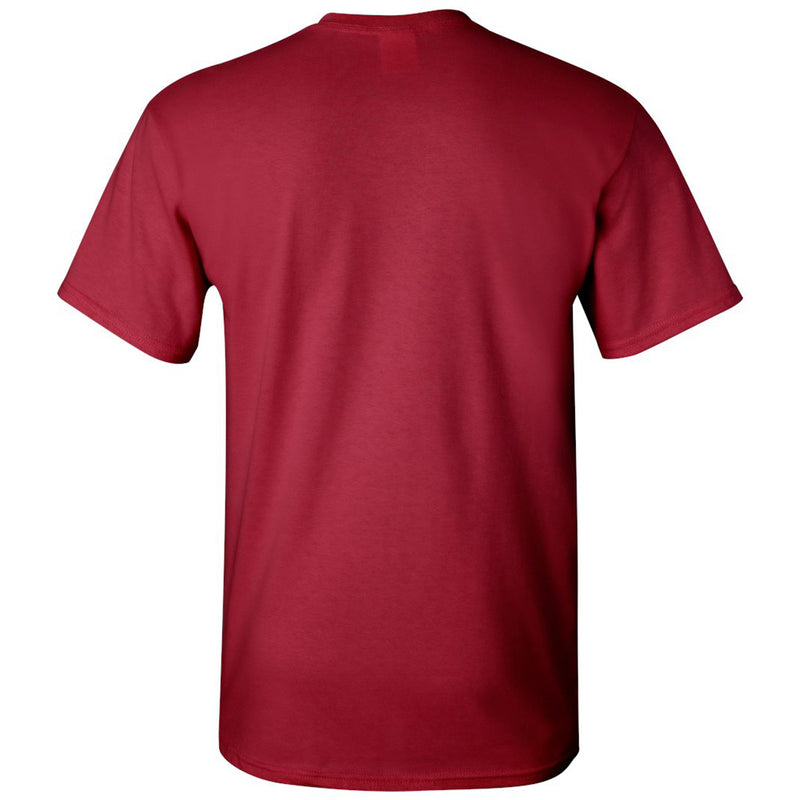 Carnegie Mellon University Tartans Arch Logo Track & Field Short Sleeve T Shirt - Cardinal