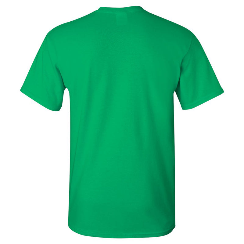 Norfolk State University Spartans Basic Block Short Sleeve T Shirt - Irish Green