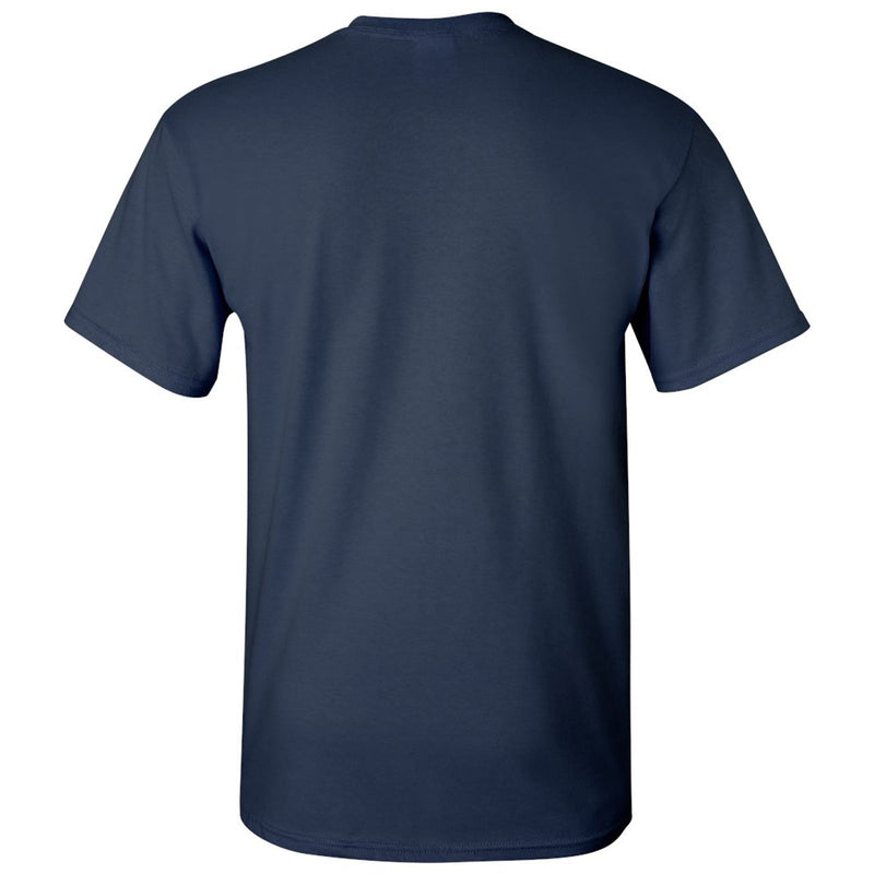 Saint Peter's University Peacocks Basic Block Short Sleeve T Shirt - Navy