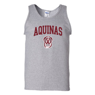 Aquinas College Saints Arch Logo Heavy Blend Tank Top - Sport Grey