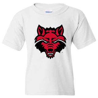 Arkansas State Primary Logo Youth T-Shirt - White